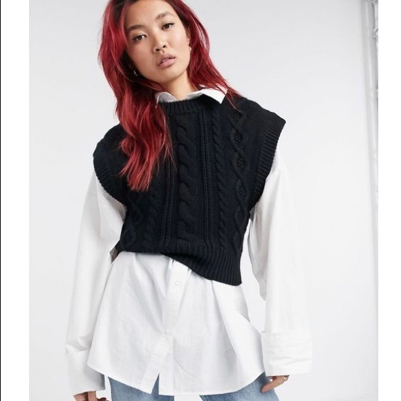 u0026 Other Stories | Sweaters | New Other Stories Black Sweater Vest | Poshmark